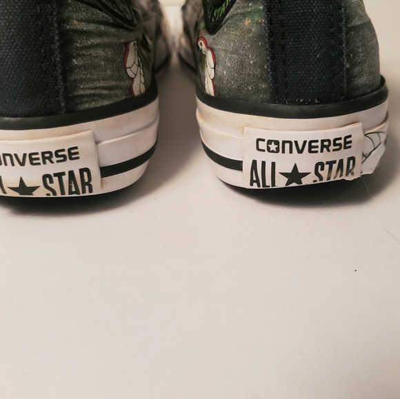Kids Marvin the Martian converse high tops - Picture 4 of 8